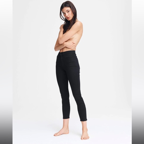 NWOT Nina High Rise Ankle Skinny - Black - Picture 9 of 16